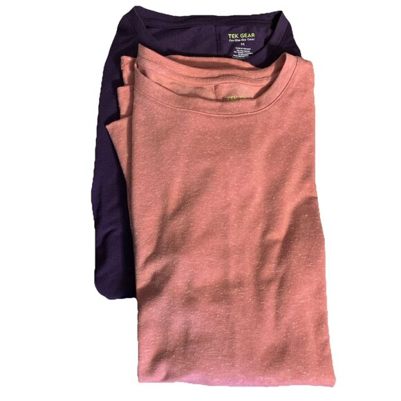 Tek Gear, On The Go Gear, Long Sleeve Top, Purple and Pink Size Medium - Picture 4 of 5